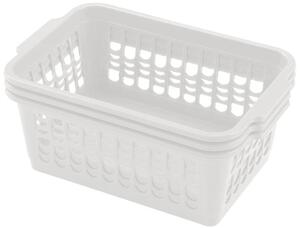Heidrun Plastový košík 30x19,5x11cm 3ks MIX barev