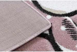 Dětský kusový koberec Sloník růžový 120x170cm