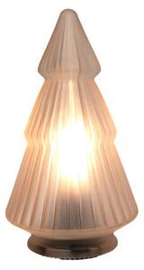 Hit Skleněná dekorativní LED lampička 19,5cm stromek