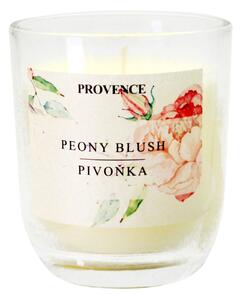 Vonná svíčka ve skle PROVENCE 30 hodin pivoňka