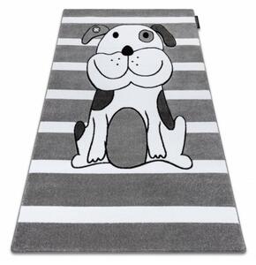 Dětský kusový koberec Pejsek šedý 120x170cm