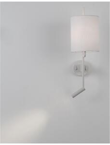 Nova Luce Nástěnné svítidlo YAMA, nastavitelné - vypínač na těle E27 1x12W, 3W 3000K čtecí lampička Barva: Černá