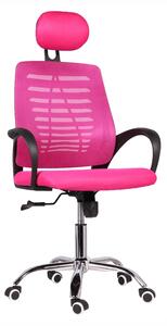 Kancelářská otočná židle ELMAS — více barev růžová
