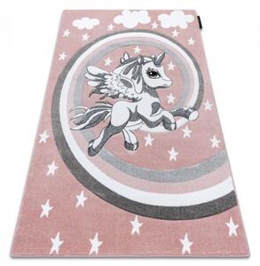 Dětský kusový koberec Pony růžový 80x150cm