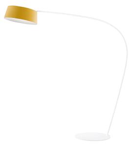 Stilnovo 9072 Oxygen_FL1, žlutá stojací oblouková lampa se stmívačem, 36W LED 3000K, výška 194cm