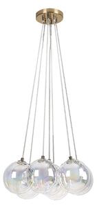 RABALUX 72304 Rosehip závěsné svítidlo D450mm 7xG9 champagne, vícebarevná