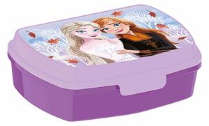 Stor Plastový svačinový box 17,5x14x5,5cm Ledové království