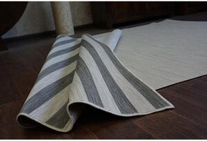 Oboustranný kusový koberec Double béžovočerný 160x230cm