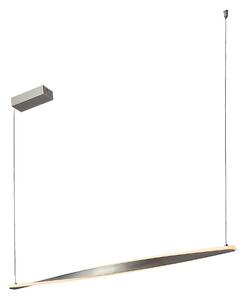 RABALUX 72234 Elvio závěsné svítidlo LED 28W/2150lm 3000K saténová chromová, bílá
