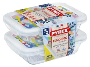 Pyrex Sada skleněných dóz s víčkem 2x800ml 913S677/7643