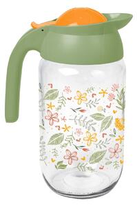 Toro Skleněný džbán s víčkem 1,5l botanica
