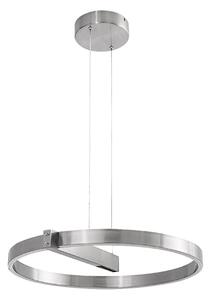 RABALUX 72222 Thrac závěsné svítidlo D600mm LED 34W/1700lm 4000K kartáčovaný hliník, bílá, ON/OFF