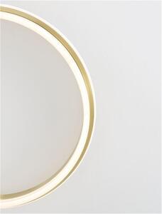 Nova Luce Stropní LED svítidlo WILLOW, 60x6cm, 60W Barva: Zlatá