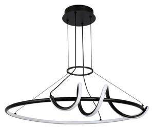 RABALUX 72022 Menazi závěsné svítidlo D635mm LED 46W/4160lm 3000-6500K černá, bílá, stmívatelné, dálkový ovladač