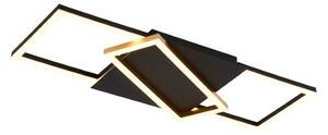 RABALUX 71391 Kitlee stropní svítidlo LED 40W/3600lm 3000-6500K černá, zlatá, bílá, stmívatelné, dálkový ovladač
