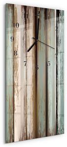 Skleněné hodiny vertikální Dřevo zsppc-30x60-00180971