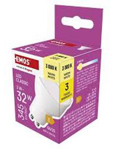 EMOS Žárovka LED CLS MR16 3 W 345 lm GU10 WW