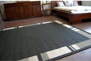 Kusový koberec Uga černý 60x110cm
