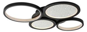 RABALUX 71378 Aranis stropní svítidlo LED 40W/2300lm 3000-6500K černá, bílá, stmívatelné, dálkový ovladač