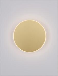 Nova Luce Nástěnné svítidlo CYRCLE, LED 20.5W 3000K Barva: Zlatá