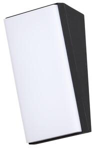 NV 9270015 Venkovní nástěnné svítidlo KEEN černý hliník akrylový difuzor LED 12W 3000K 220-240V 108st. IP65 - NOVA LUCE