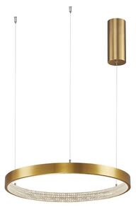 Nova Luce Závěsné LED svítidlo PRESTON, 25W 3000K stmívatelné Barva: Mosaz