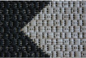 Kusový koberec Kris černý 60x110cm