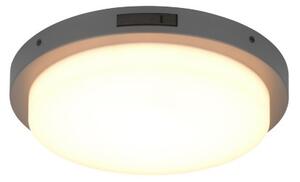 TRIO 630369142 BERMEJO venkovní stropní svítidlo se senzorem D300mm SMD LED 14W/1450lm 2300+3000+4000K IP54 antracitová
