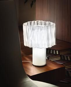 Slamp Accordéon, designové stolní lampa s prismou, 2x12W E27 + 1x6W E14, výška 48cm