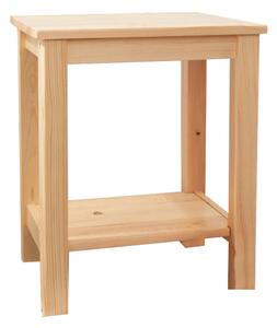 TEMPO Noční stolek, dřevo / přírodní, FOSIL
