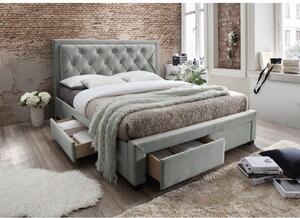 Manželská postel PREMIUM 160 x 200 šedá
