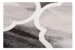 Kusový koberec Velká mříž krémově hnědý 133x190cm