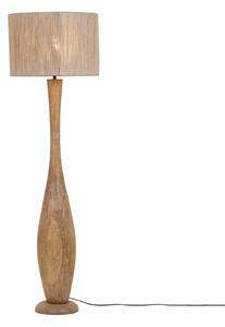 TRIO 467200130 TOBA stojací lampa V1350mm 1xE27 dřevo, béžová