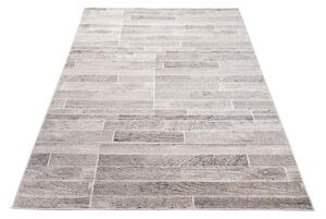 Kusový koberec Obdélníky béžově šedý 133x190cm