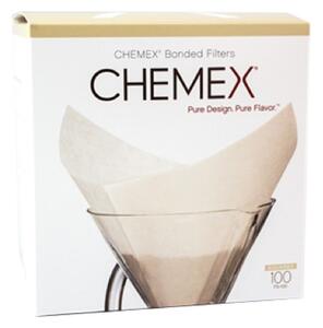 Chemex papírové filtry čtvercové - 6, 8, 10 šálků (100 ks)