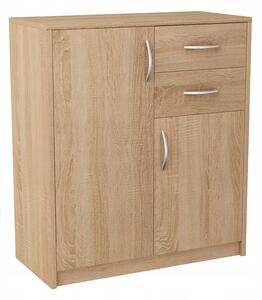 Komoda Matkam 74 x 35 x 85 cm dub sonoma matný
