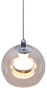 TRIO 331610106 FLYNT závěsné svítidlo D200mm SMD LED 11W/1150lm 2300+3000+4000K chromová, switchdimmer
