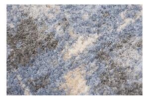 Kusový koberec shaggy Kerem krémově modrý 200x300cm