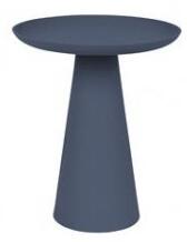 White Label Living Odkládací stolek RINGAR WLL Ø34,5cm práškový kov, modrý 2300290