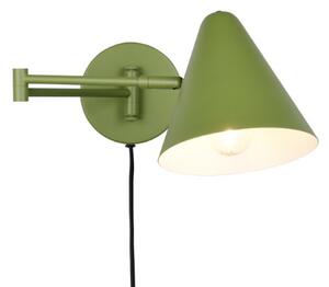 TRIO 263970115 COSIMA nástěnné svítidlo s vypínačem D150mm 1xE14 zelená ON/OFF