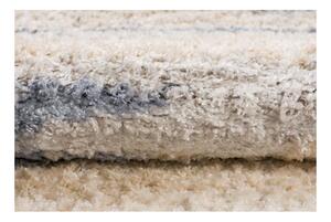Kusový koberec shaggy Kiral krémově modrý 80x150cm