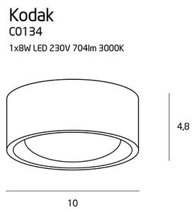 Maxlight C0134 Stropní svítidlo KODAK 8W LED IP44 bílé