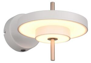 TRIO 240270176 KEATON nástěnné svítidlo D200mm SMD LED 10W/1200lm 2300+3000+4000K světle šedá, switchdimmer