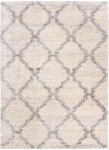 Kusový koberec shaggy Ismet krémový 80x150cm