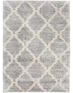 Kusový koberec shaggy Ismet šedý 140x200cm