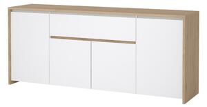 FN Komoda Nerea 316 jackson hickory/bílý lesk