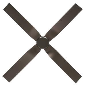CasaFan Stropní ventilátor Eco Ventos, bronz, kov, IP44, DC, WiFi, Hnědá / rez, kov, Moderní