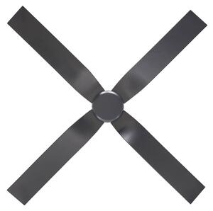 CasaFan Stropní ventilátor Eco Ventos, šedý, kovový, IP44, DC, WiFi, Hliník / šedá / zinek, kov, Moderní