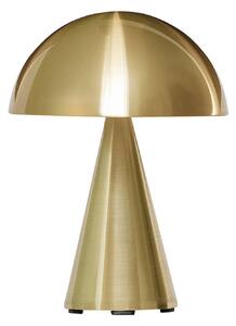 Hübsch HÜBSCH LED stolní lampa Mush, mosaz, IP44, stmívatelné, stmívatelný, Mosaz / zlato, Obývací pokoj / jídelna, kov, Design