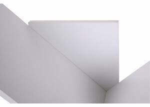 Regál, bílá, BAKI NEW TYP 2, 43 x 20 x 115 cm,, Bíla, dřevotříska